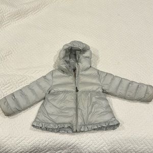 Moncler gray coat size 3